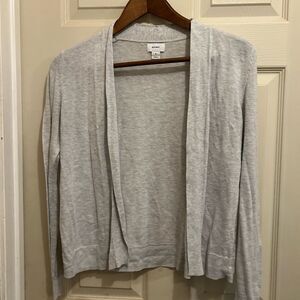 Old Navy Light Gray Open Front Cardigan  - size medium